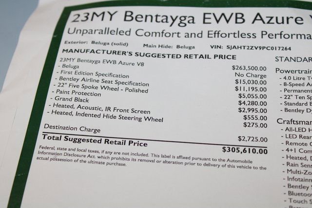 Used 2023 Bentley Bentayga Extended Wheelbase image 55