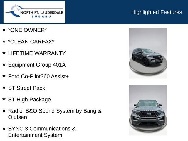 Used 2021 Ford Explorer ST w/ Equipment Group 401A AWD/4WD image 7