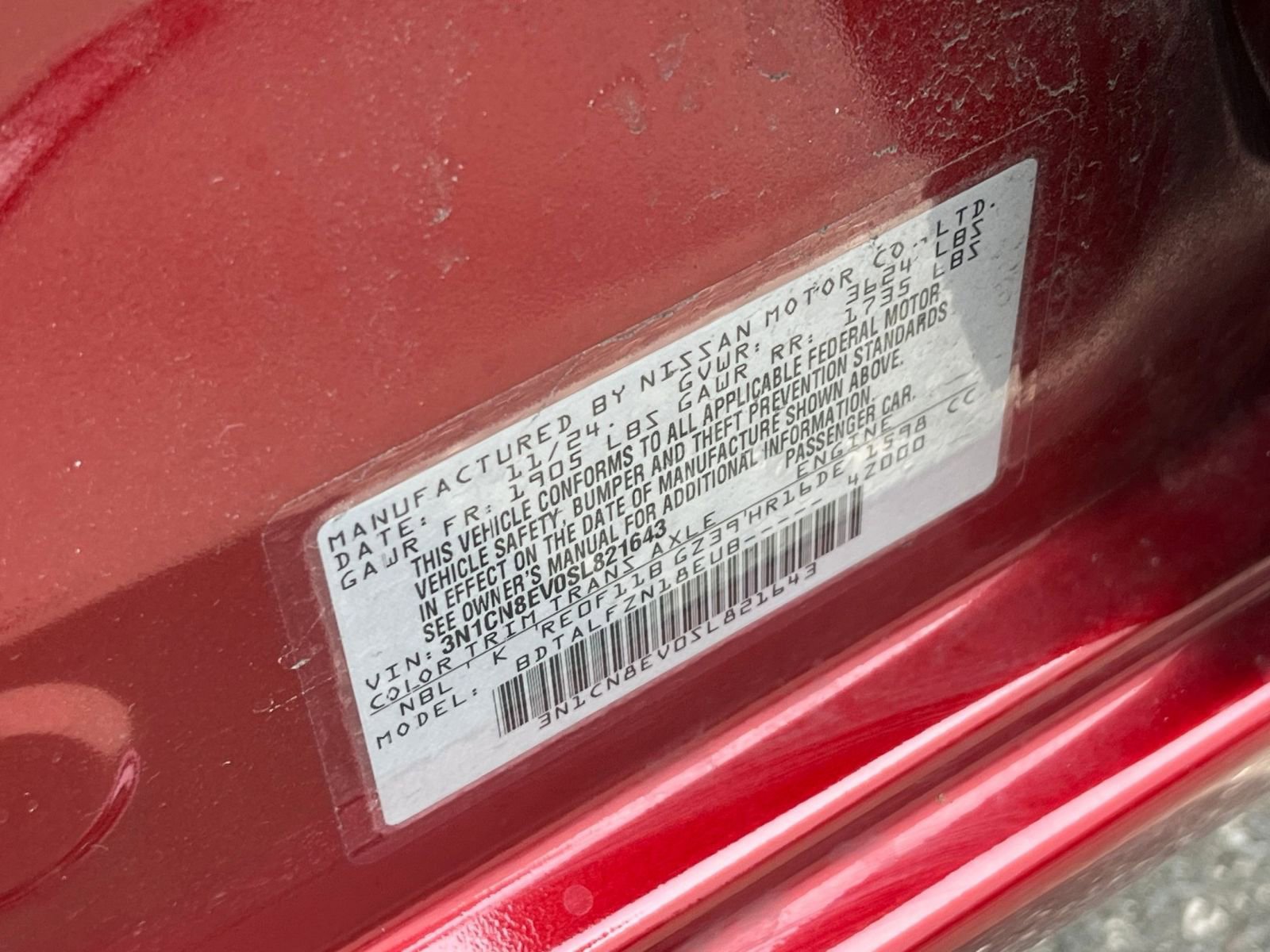 Used 2025 Nissan Versa SV FWD image 28