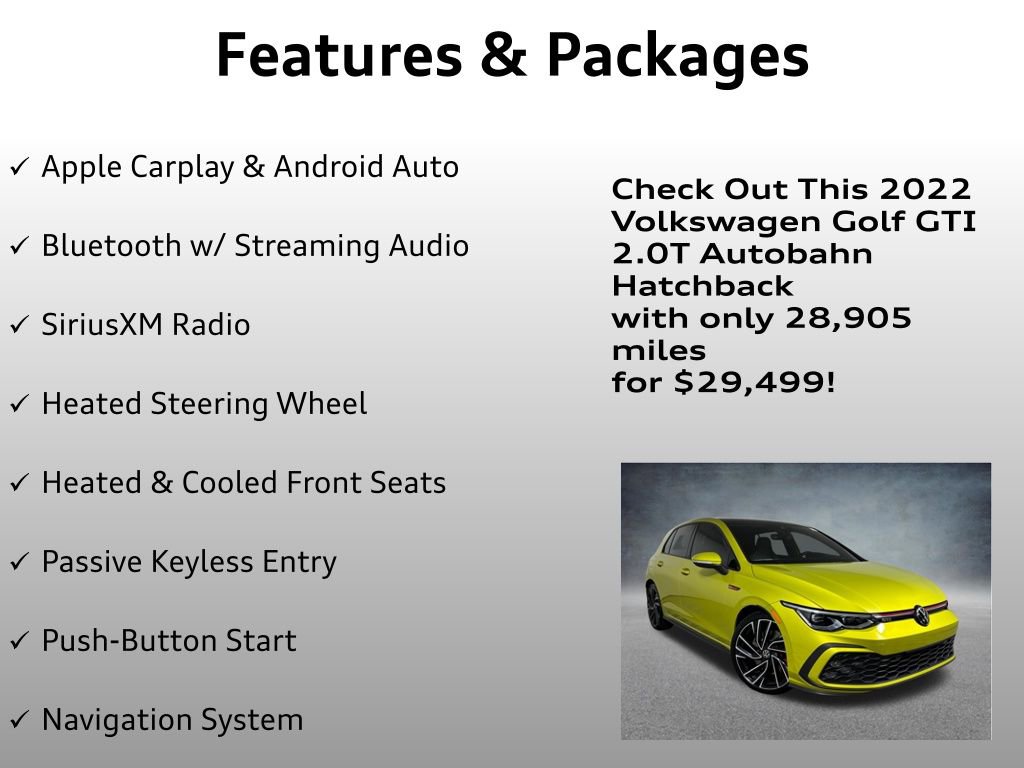 Used 2022 Volkswagen GTI Autobahn image 8