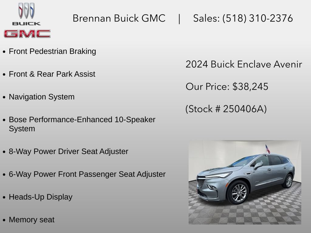 Certified 2024 Buick Enclave Avenir w/ Avenir Technology Package AWD/4WD image 18