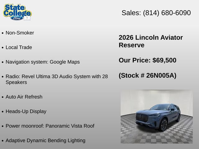 Used 2026 Lincoln Aviator Reserve AWD/4WD image 24