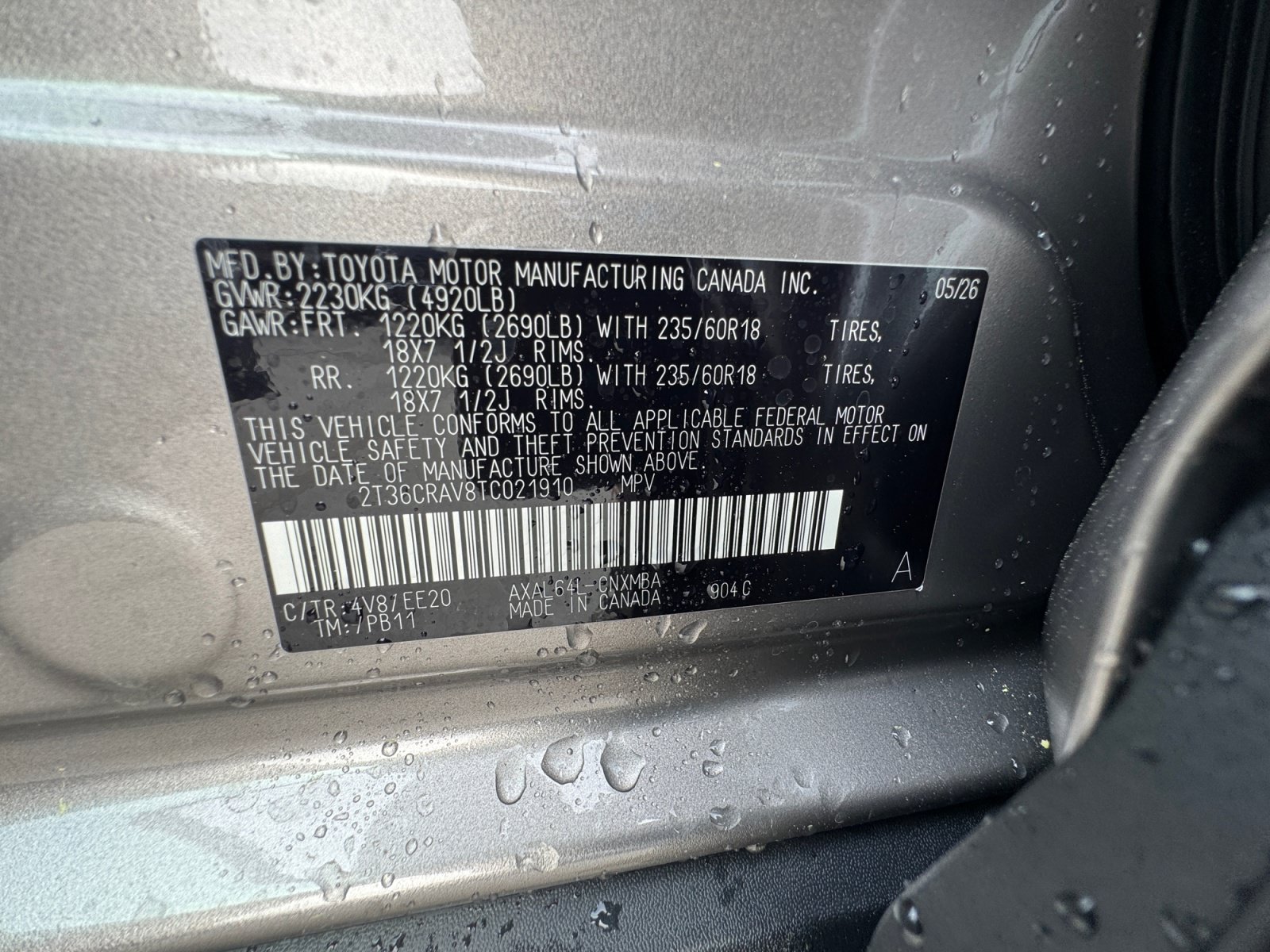 New 2026 Toyota RAV4 XLE Premium w/ Weather Package AWD/4WD image 34