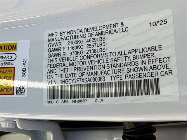 New 2025 Honda Accord Sport image 17