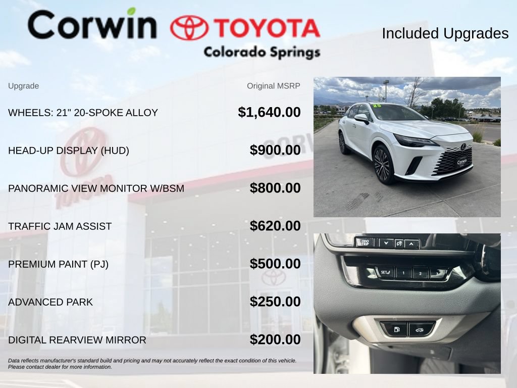 Used 2023 Lexus RX 350 Premium Plus w/ Cold Area Package AWD/4WD image 4