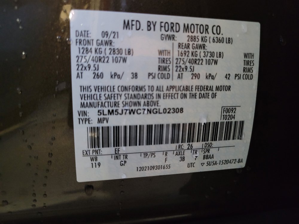 Used 2022 Lincoln Aviator Reserve w/ Equipment Group 201A RWD image 33