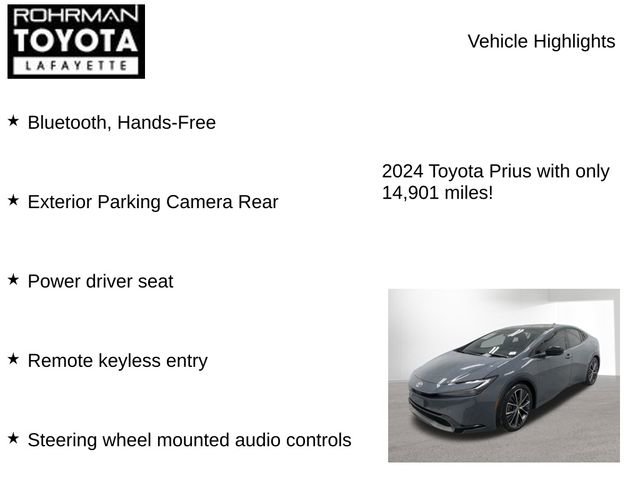 Used 2024 Toyota Prius XLE AWD/4WD image 7
