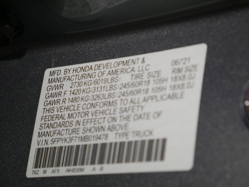 Used 2021 Honda Ridgeline RTL-E image 32