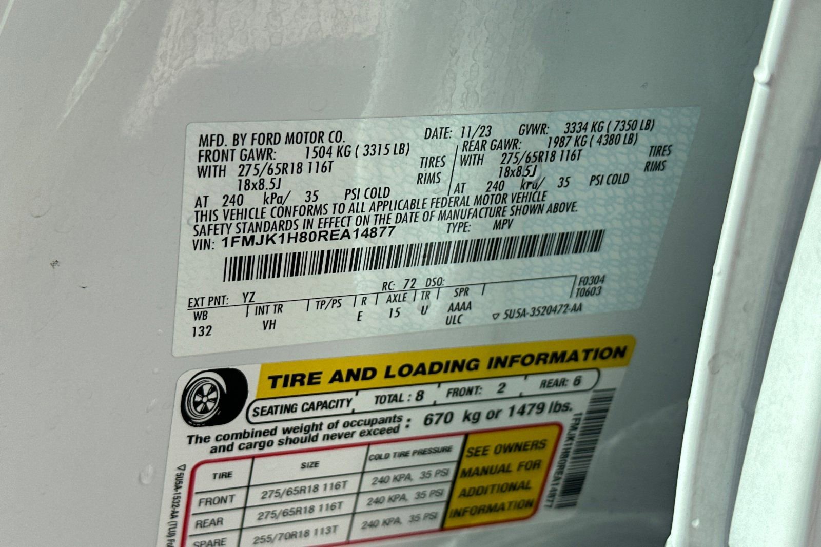 Certified 2024 Ford Expedition Max XLT image 29