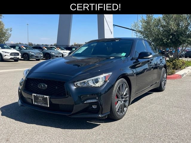 Certified 2023 INFINITI Q50 Red Sport 400 w/ Black Opal Edition