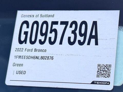 Used 2022 Ford Bronco Badlands AWD/4WD image 54
