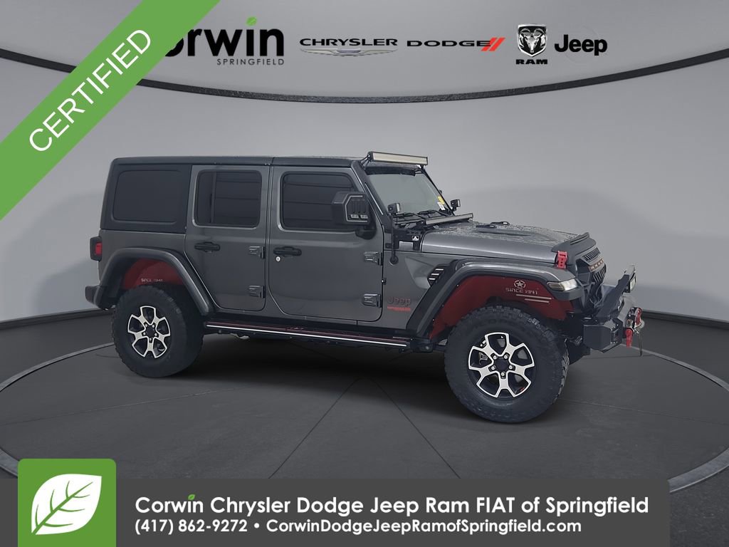 Certified 2021 Jeep Wrangler Unlimited Rubicon w/ Cold Weather Group image 1