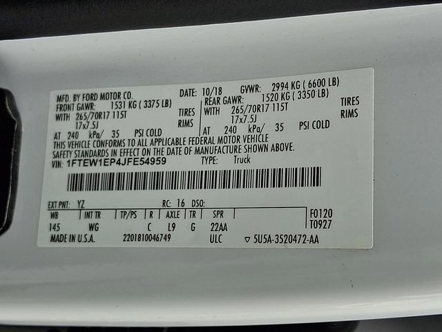 Used 2018 Ford F150 XL w/ Equipment Group 101A Mid image 26