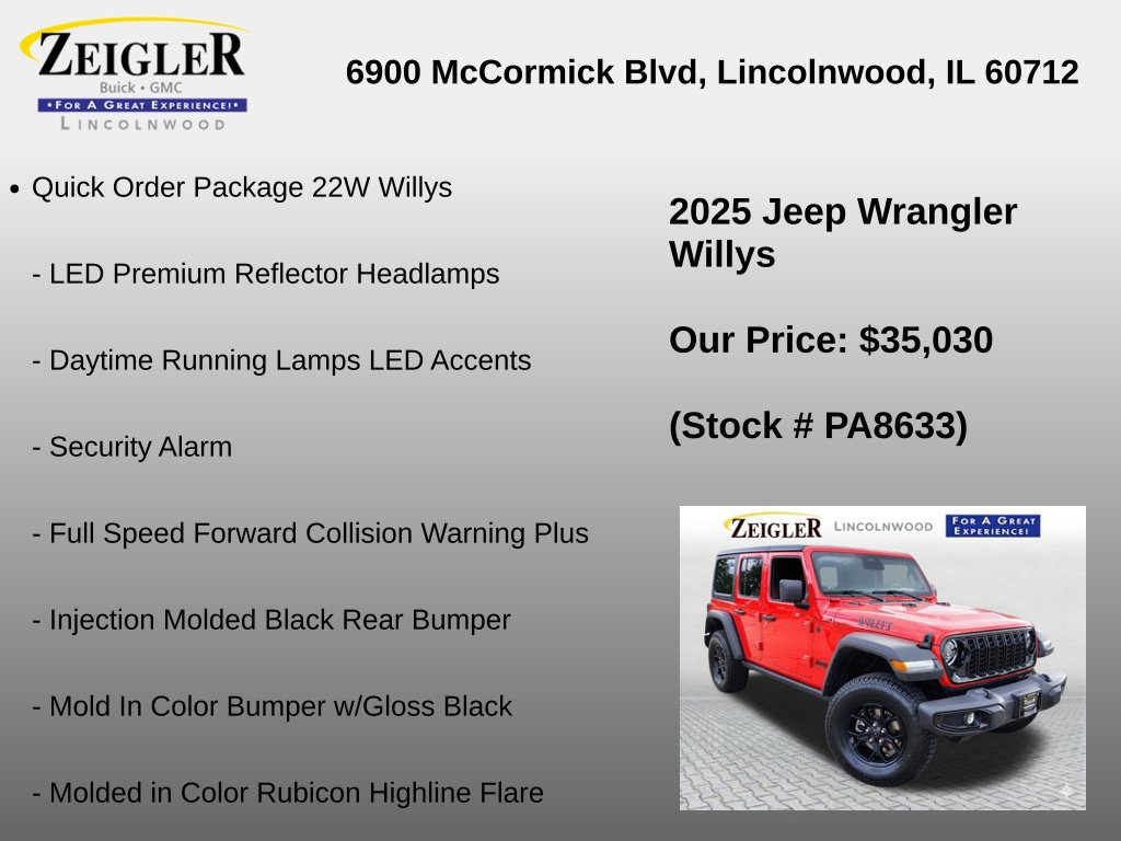 Used 2025 Jeep Wrangler Unlimited Sport AWD/4WD image 18