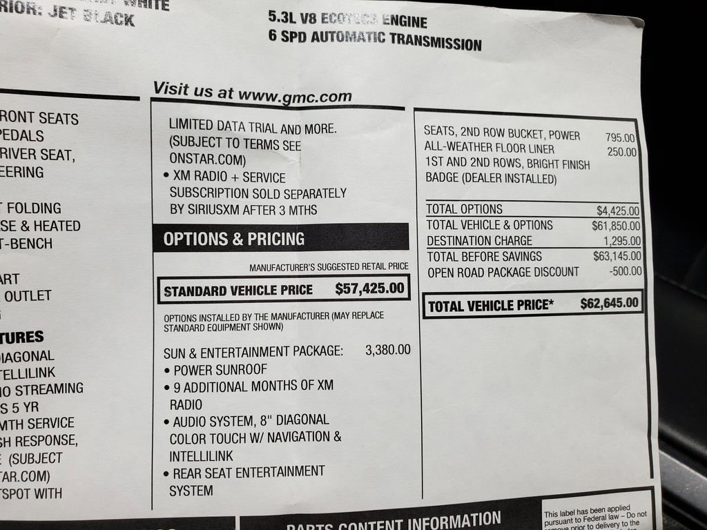 Used 2017 GMC Yukon SLT w/ Open Road Package image 43