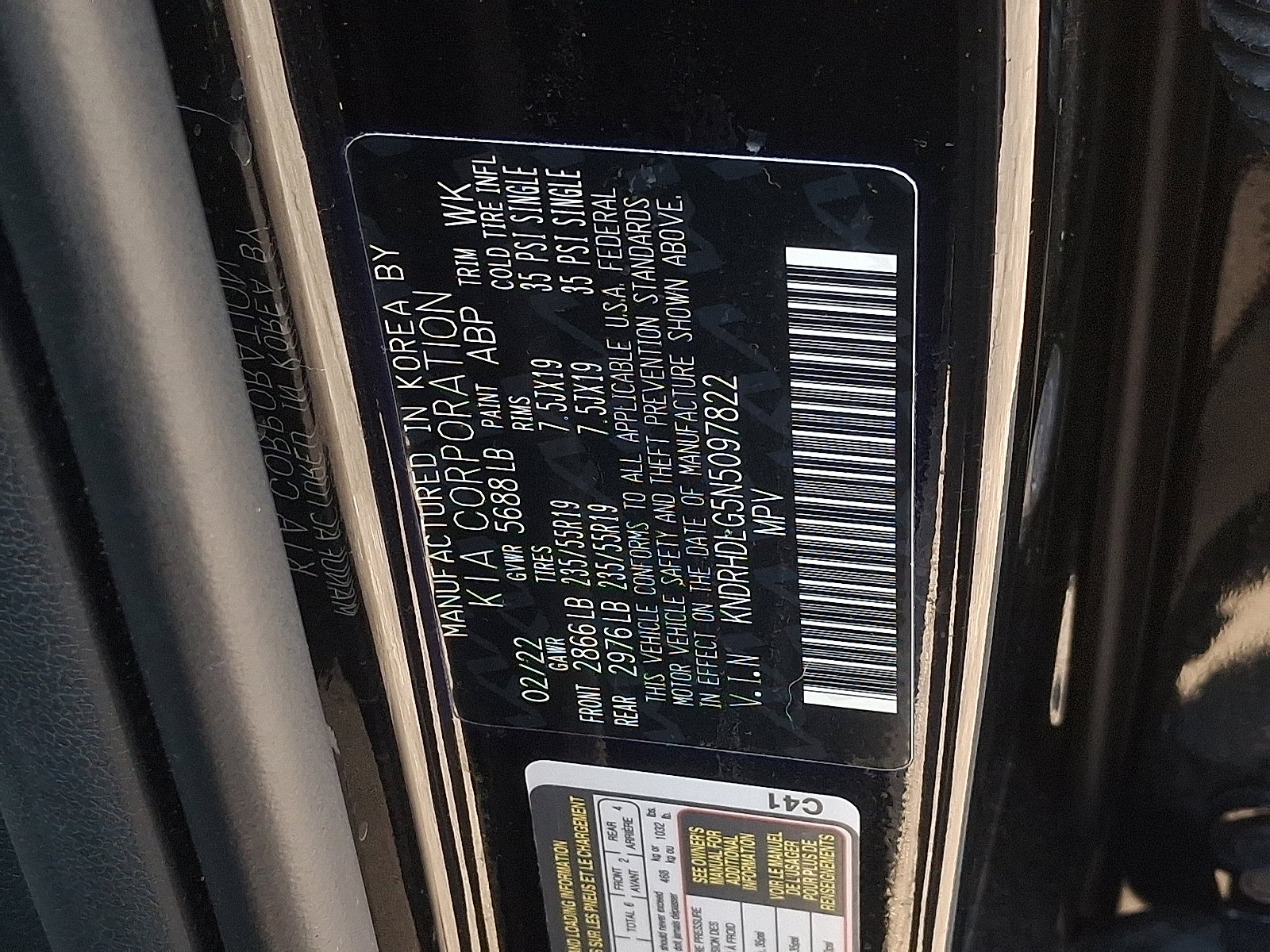 Certified 2022 Kia Sorento EX w/ Panoramic Sunroof Package image 27