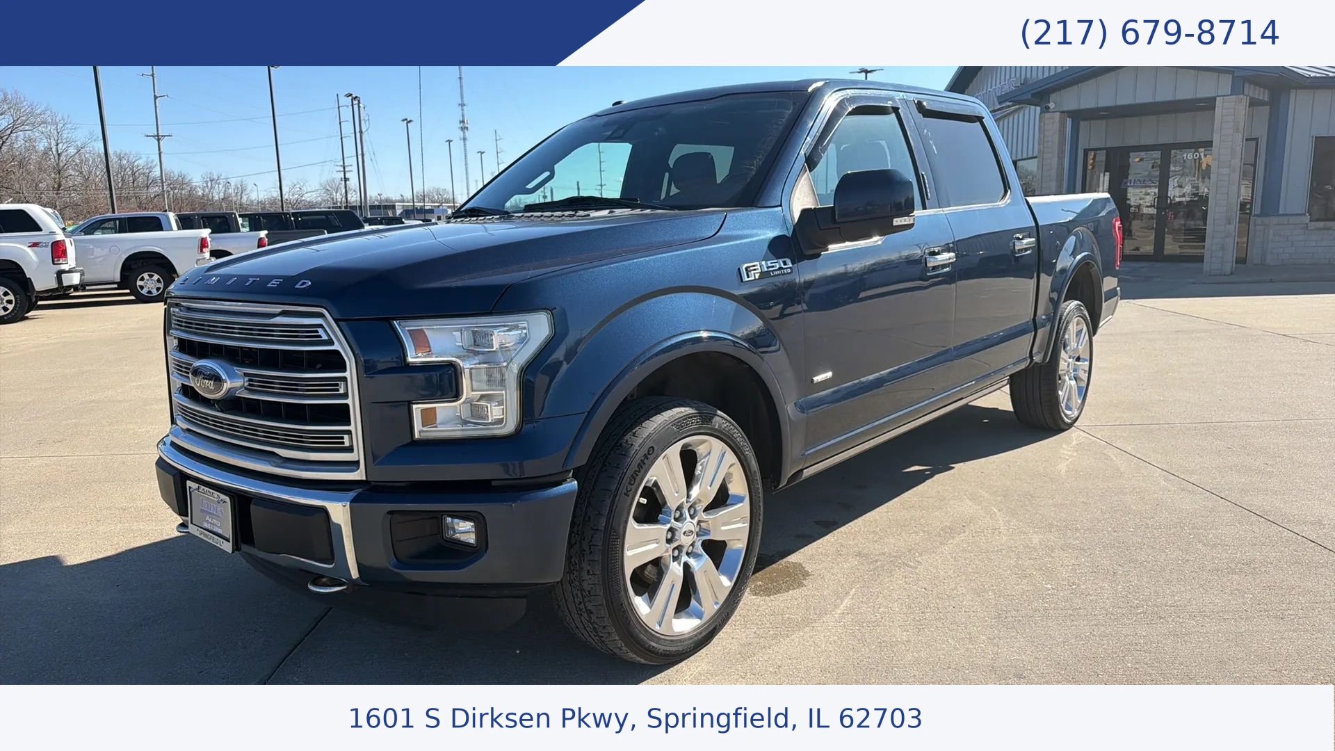 Used 2016 Ford F150 Limited w/ Trailer Tow Package image 1