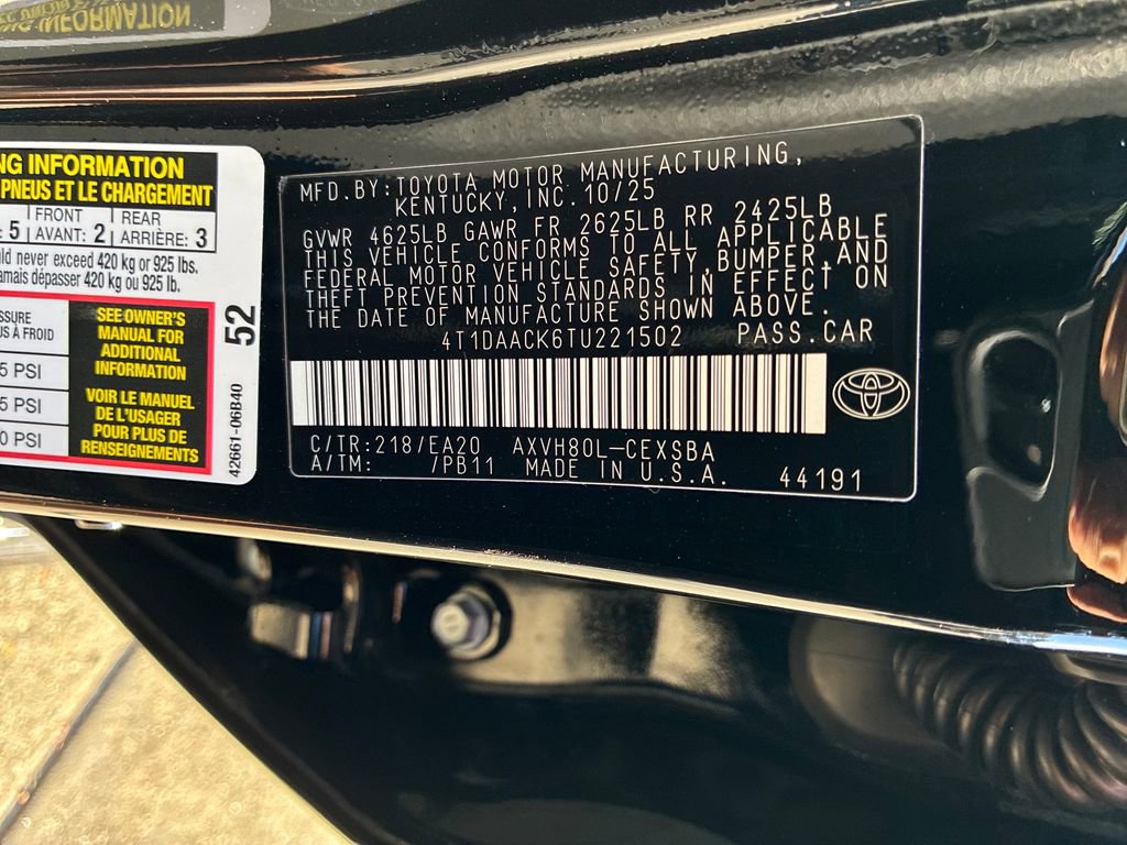 New 2026 Toyota Camry SE image 43