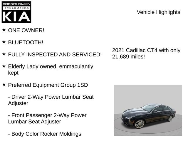Used 2021 Cadillac CT4 Premium Luxury AWD/4WD image 8