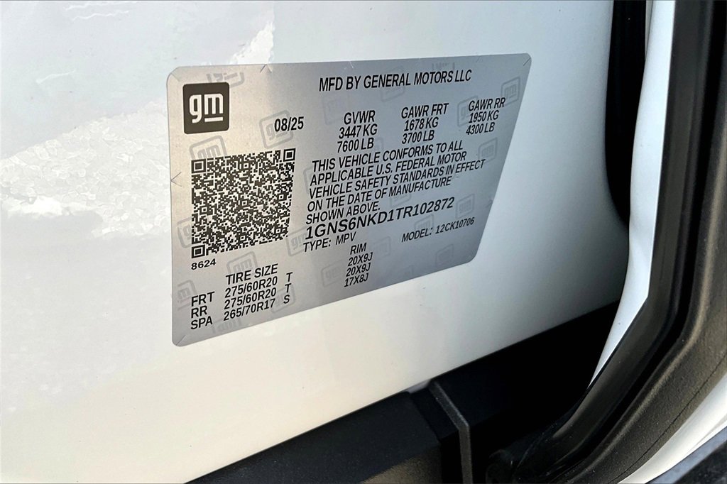 New 2026 Chevrolet Tahoe LT w/ Comfort Package image 8