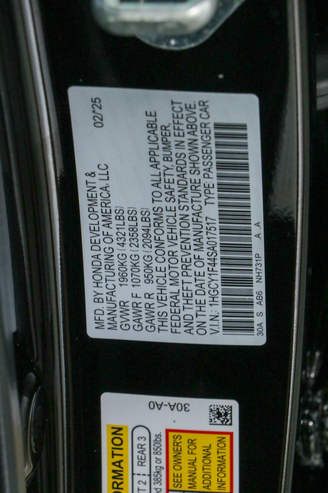 Used 2025 Honda Accord SE image 31