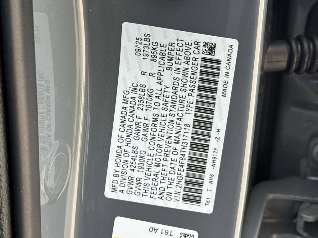 Certified 2026 Honda Civic Sport image 31