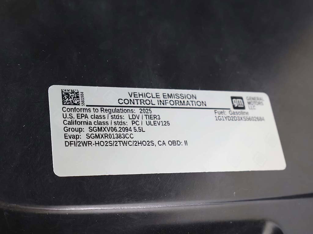 Used 2025 Chevrolet Corvette Z06 w/ Battery Protection Package image 59