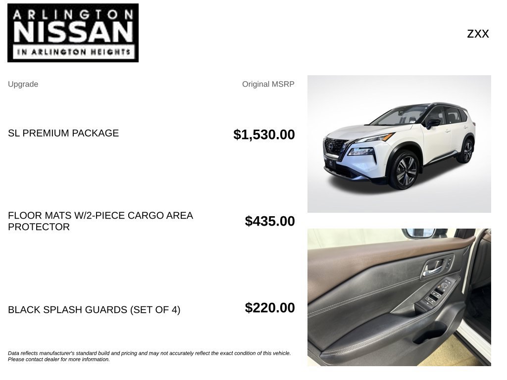 Certified 2023 Nissan Rogue SL w/ SL Premium Package AWD/4WD image 4