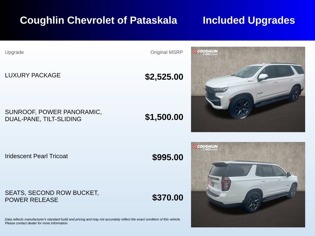 Used 2023 Chevrolet Tahoe Z71 w/ Luxury Package AWD/4WD image 3