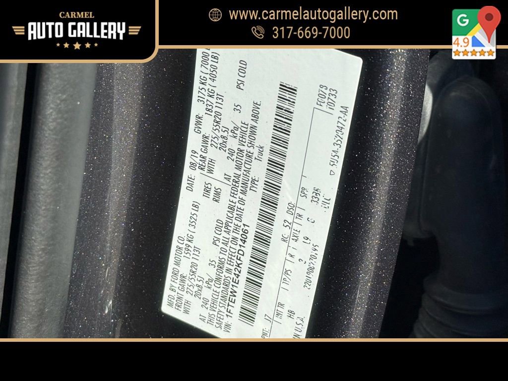 Used 2019 Ford F150 Lariat w/ Equipment Group 502A Luxury AWD/4WD image 35