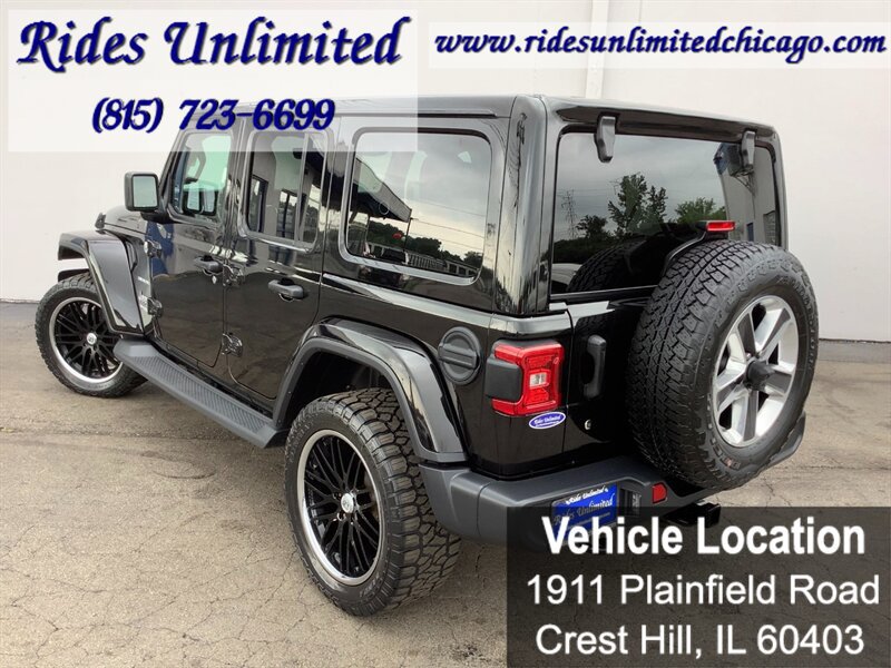 Used 2019 Jeep Wrangler Unlimited Sahara w/ Uconnect 4C Nav & Sound Group AWD/4WD image 23
