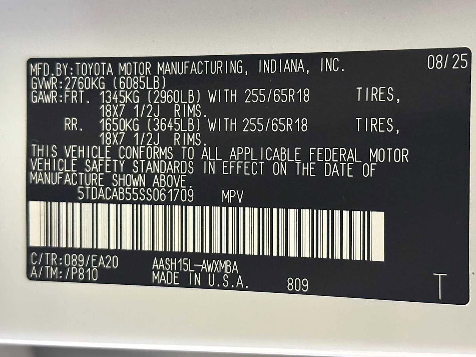 Certified 2025 Toyota Grand Highlander AWD Hybrid image 29