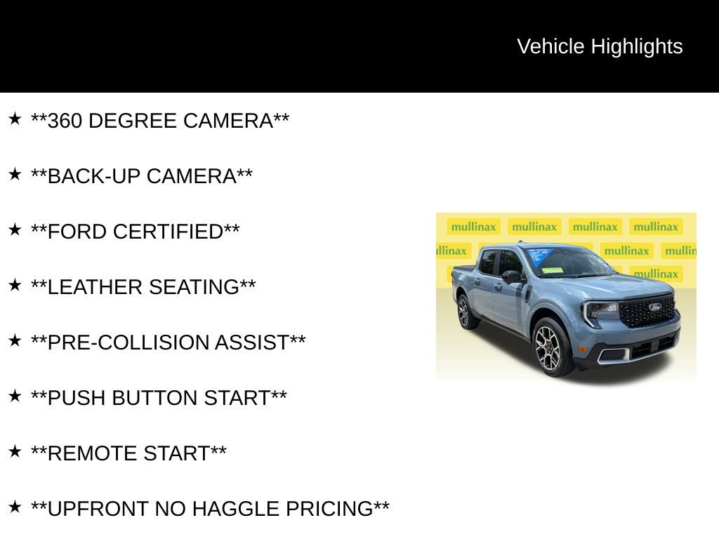 Certified 2025 Ford Maverick Lariat w/ 4K Tow Package AWD/4WD image 12