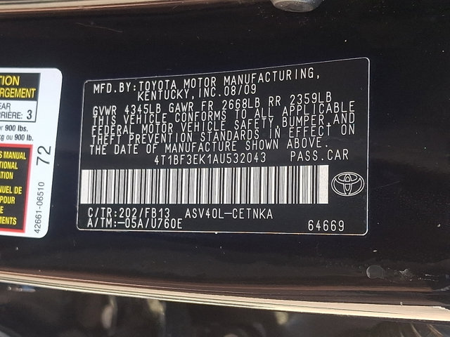Used 2010 Toyota Camry FWD image 26