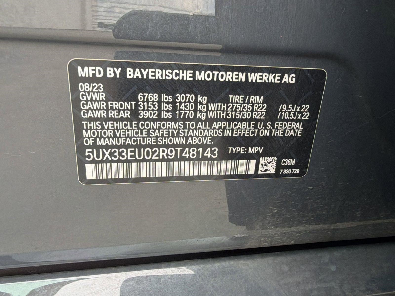 Certified 2024 BMW X5 M60i AWD/4WD image 19