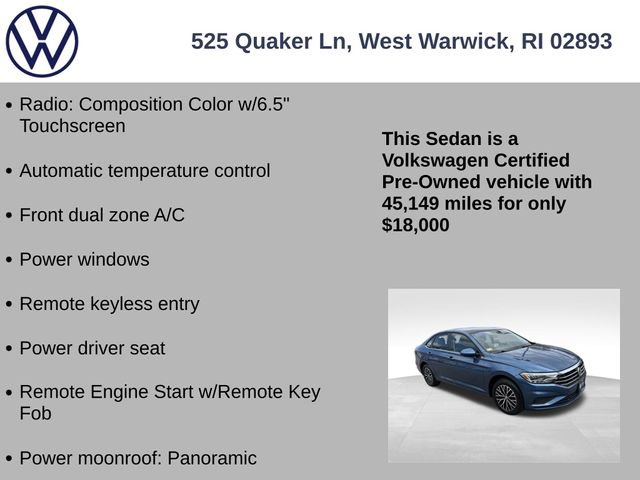 Certified 2021 Volkswagen Jetta SE w/ SE Cold Weather Package image 13