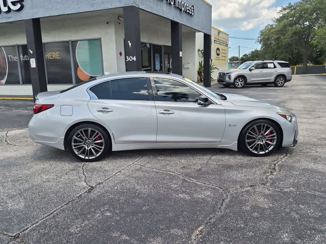Used 2018 INFINITI Q50 Red Sport 400 w/ Proactive Package RWD image 4