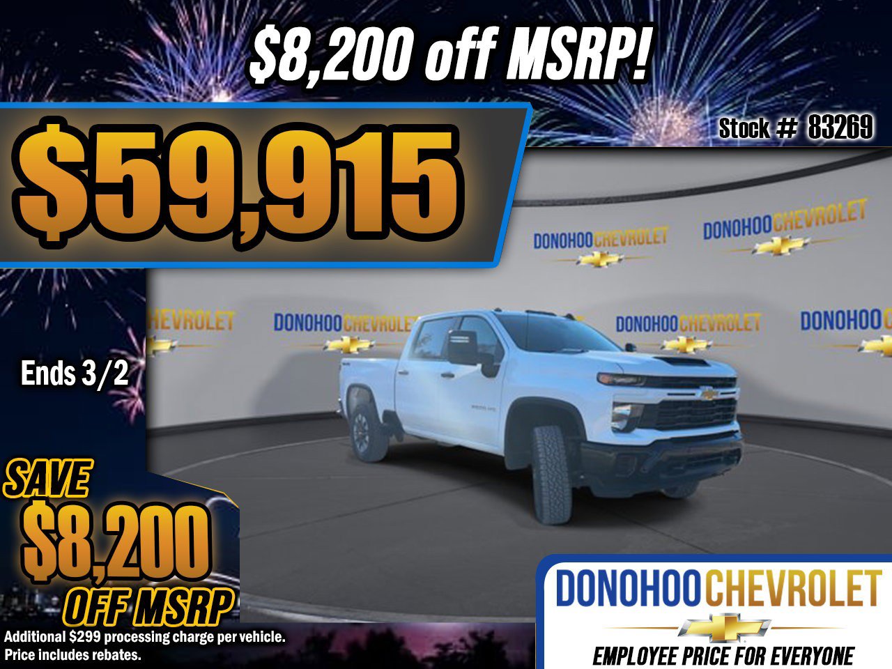 New 2026 Chevrolet Silverado 2500 Custom w/ Custom Value Package image 1