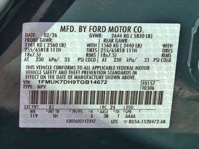 New 2026 Ford Explorer Active image 18