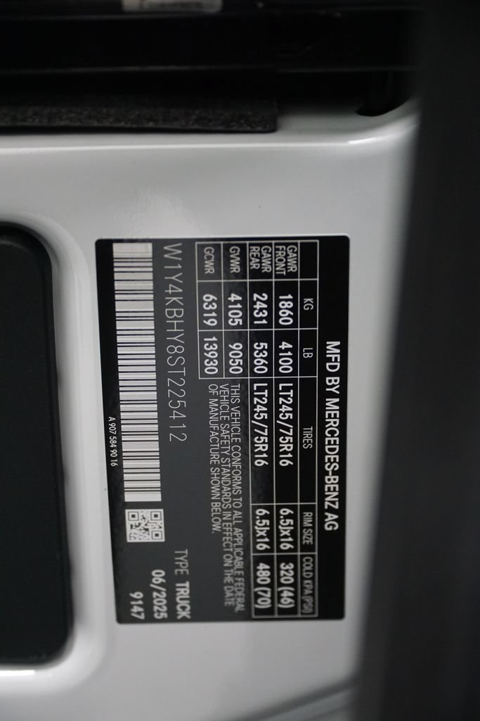 New 2025 Mercedes-Benz Sprinter 2500 image 16