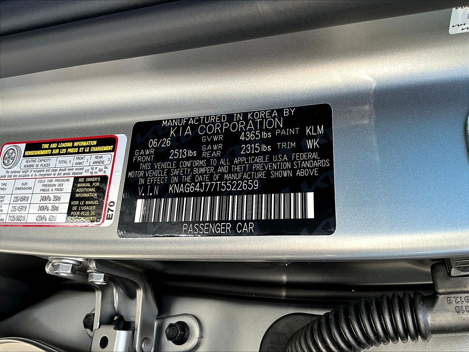 New 2026 Kia K5 GT-Line w/ GT-Line Red Interior Package FWD image 20