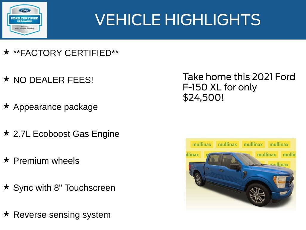 Used 2021 Ford F150 XL w/ STX Appearance Package image 13