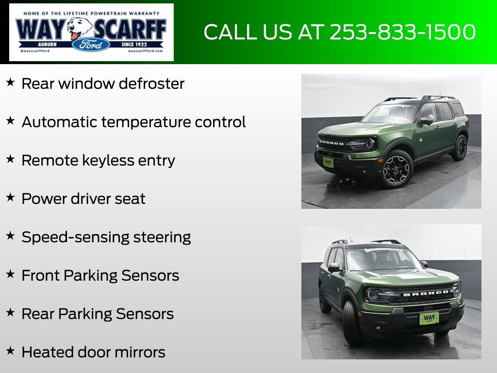New 2025 Ford Bronco Sport Outer Banks w/ Outer Banks Tech Package+ AWD/4WD image 12