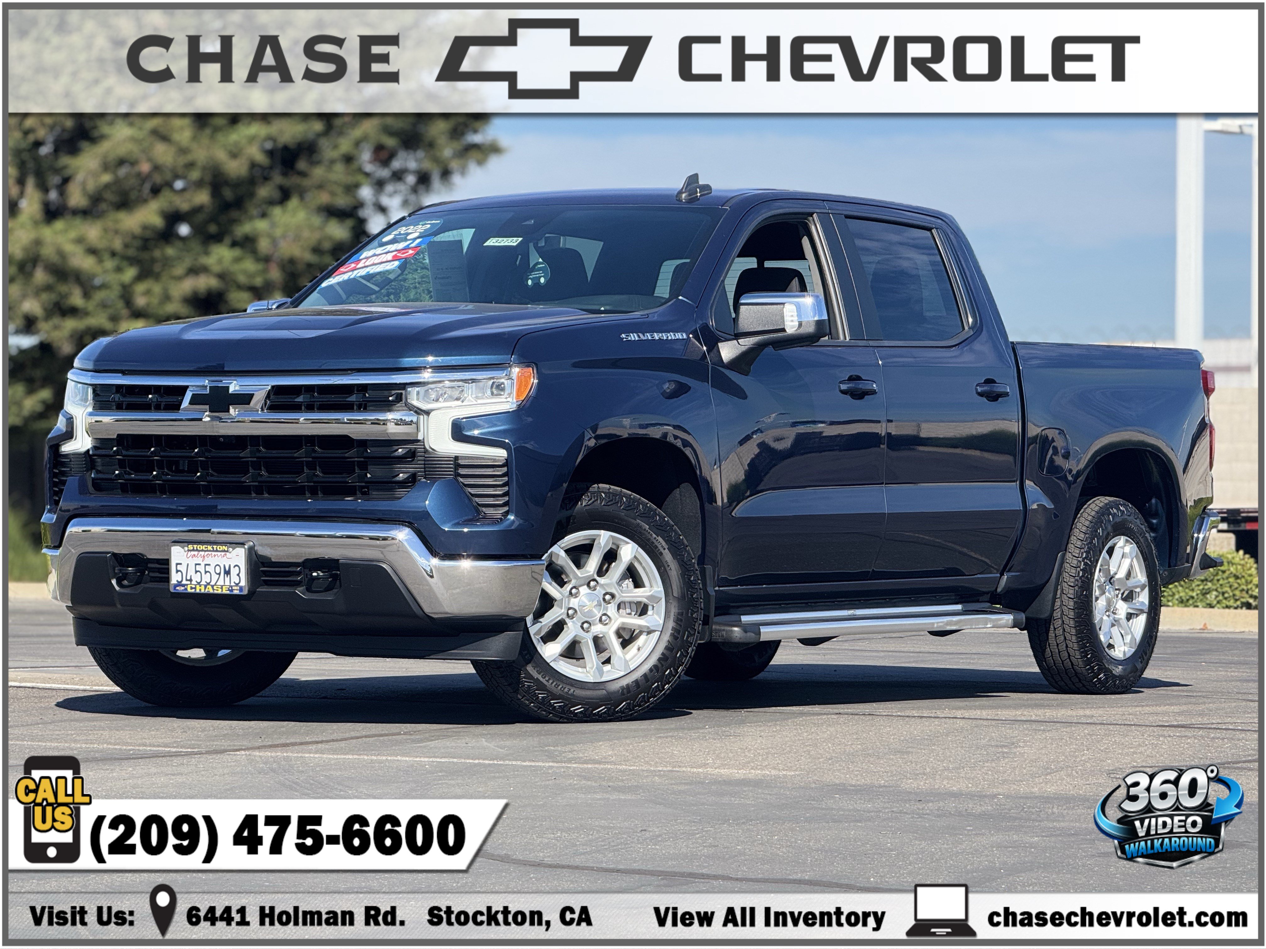 Certified 2022 Chevrolet Silverado 1500 LT w/ Safety Package AWD/4WD image 1