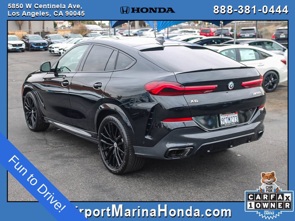 Used 2023 BMW X6 M50i w/ Shadowloine Package AWD/4WD image 7
