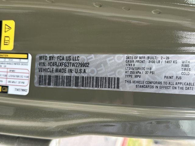 New 2026 Jeep Wrangler Unlimited Rubicon image 30