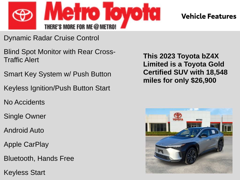 Certified 2023 Toyota bZ4X Limited w/ Weather Package image 11