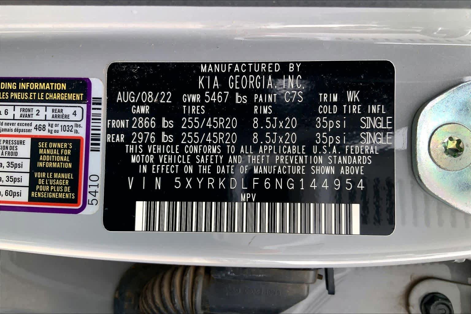 Certified 2022 Kia Sorento SX AWD/4WD image 31