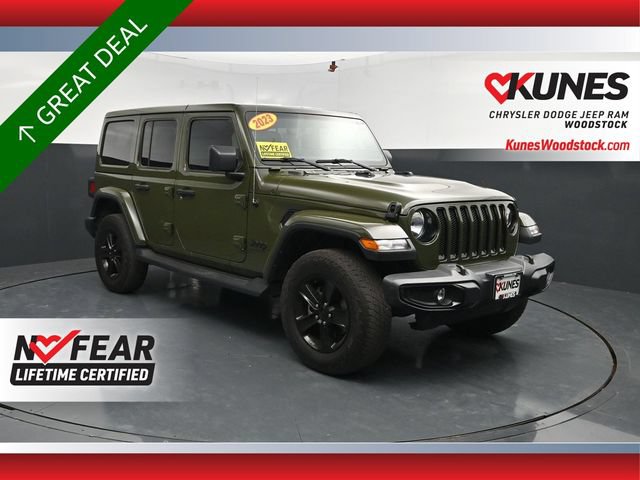 Used 2023 Jeep Wrangler Unlimited Sahara AWD/4WD image 1