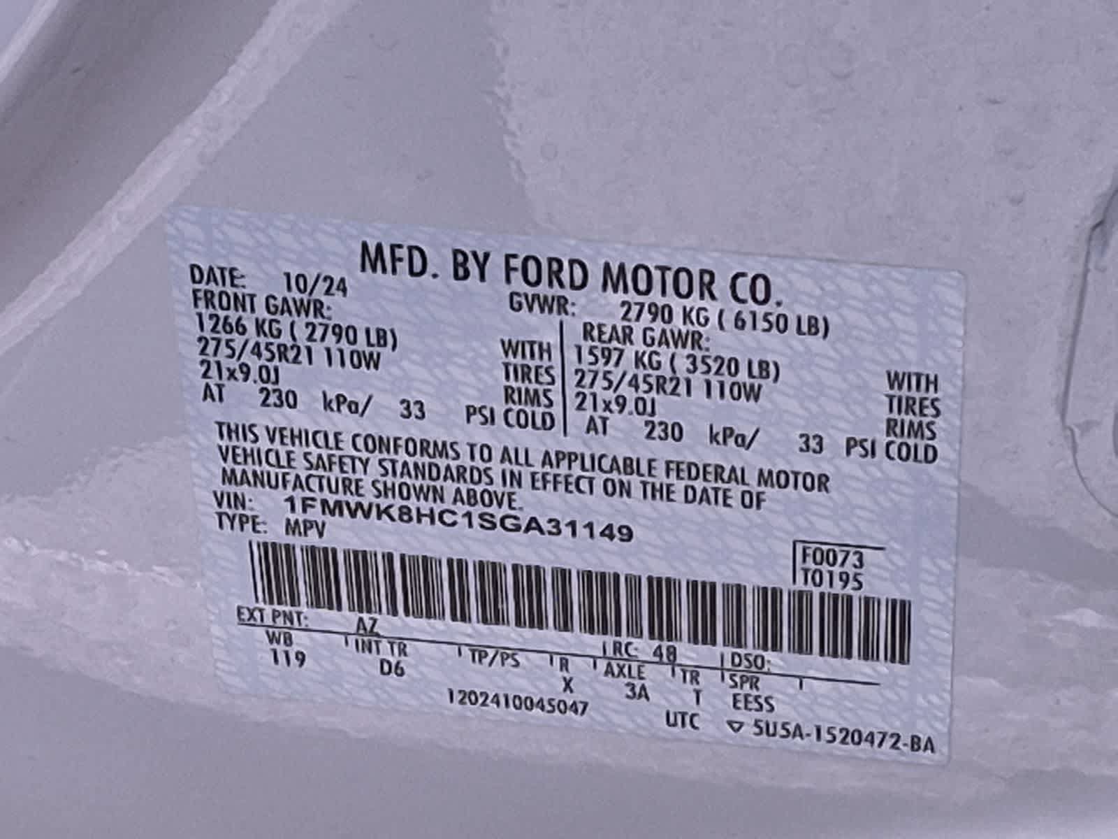 Used 2025 Ford Explorer Platinum w/ Ultimate Package AWD/4WD image 37